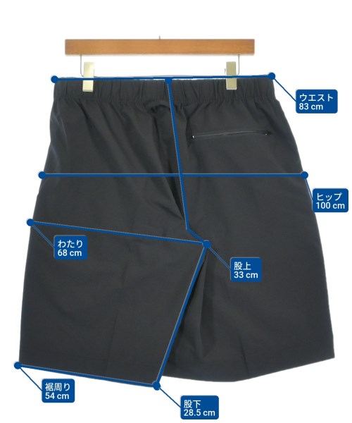 UNITED ARROWS&SONS（ユナイテッドアローズアンドサンズ）ショートパンツ 黒 サイズ:L メンズ/2200673747020