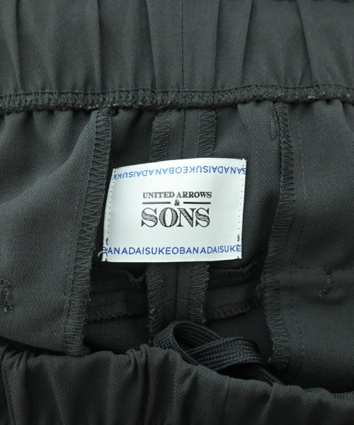 UNITED ARROWS&SONS（ユナイテッドアローズアンドサンズ）スラックス 黒 サイズ:M メンズ/2200673753038
