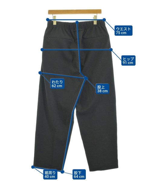 UNITED ARROWS&SONS（ユナイテッドアローズアンドサンズ）スラックス 黒 サイズ:M メンズ/2200673753038