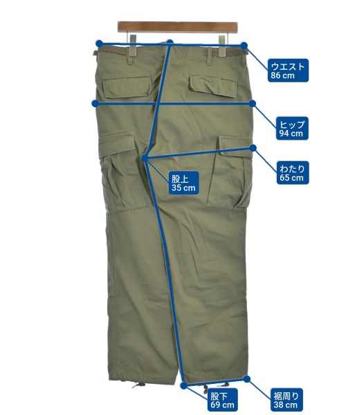 UNITED ARROWS&SONS（ユナイテッドアローズアンドサンズ）カーゴパンツ カーキ サイズ:XL メンズ/2200674965188