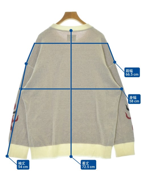 UNITED ARROWS&SONS（ユナイテッドアローズアンドサンズ）ニット・セーター 白 サイズ:M メンズ/2200691383064