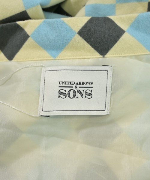 UNITED ARROWS&SONS（ユナイテッドアローズアンドサンズ）カジュアルシャツ 黄 サイズ:XL メンズ/2200688669218