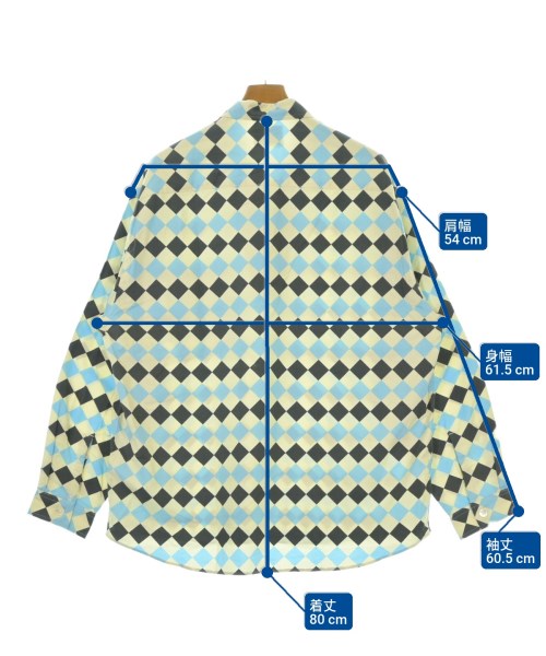UNITED ARROWS&SONS（ユナイテッドアローズアンドサンズ）カジュアルシャツ 黄 サイズ:XL メンズ/2200688669218