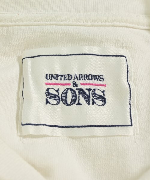 UNITED ARROWS&SONS（ユナイテッドアローズアンドサンズ）Tシャツ・カットソー 白 サイズ:S メンズ/2200701819293