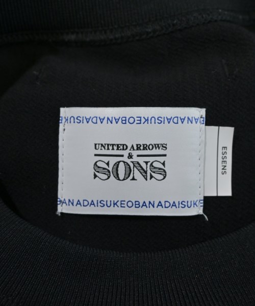 UNITED ARROWS&SONS（ユナイテッドアローズアンドサンズ）スウェット 黒 サイズ:M メンズ/2200648936176