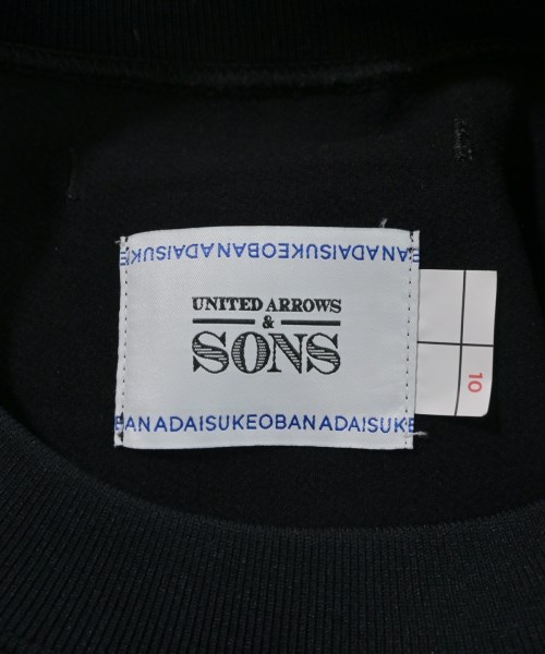 UNITED ARROWS&SONS（ユナイテッドアローズアンドサンズ）スウェット 黒 サイズ:M メンズ/2200648936183
