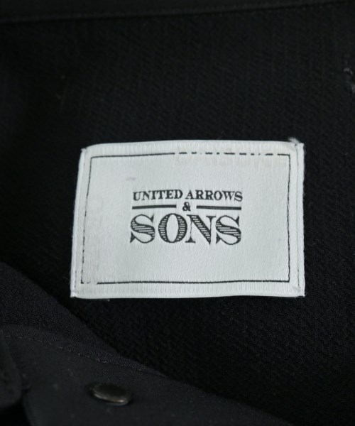 UNITED ARROWS&SONS（ユナイテッドアローズアンドサンズ）カジュアルシャツ 黒 サイズ:S メンズ/2200657584047