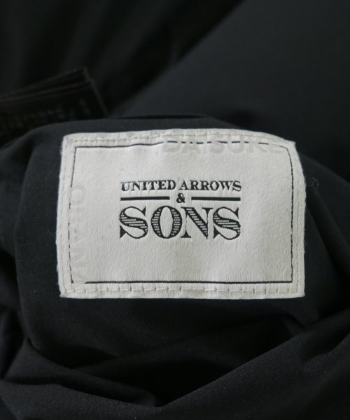 UNITED ARROWS&SONS（ユナイテッドアローズアンドサンズ）ダウンジャケット/ダウンベスト 黒 サイズ:L メンズ/2200659134011