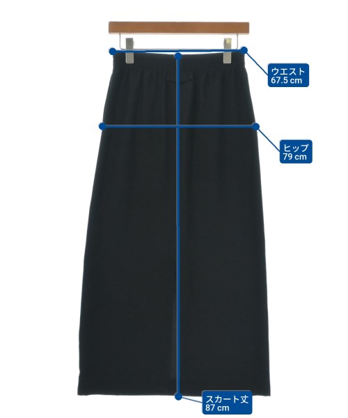 UNITED ARROWS&SONS（ユナイテッドアローズアンドサンズ）ロング・マキシ丈スカート 黒 サイズ:S レディース/2200658840036