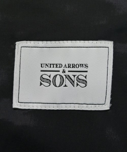 UNITED ARROWS&SONS（ユナイテッドアローズアンドサンズ）カジュアルジャケット 黒 サイズ:L メンズ/2200659400116