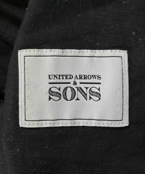 UNITED ARROWS&SONS（ユナイテッドアローズアンドサンズ）スラックス 黒 サイズ:XL メンズ/2200659400123