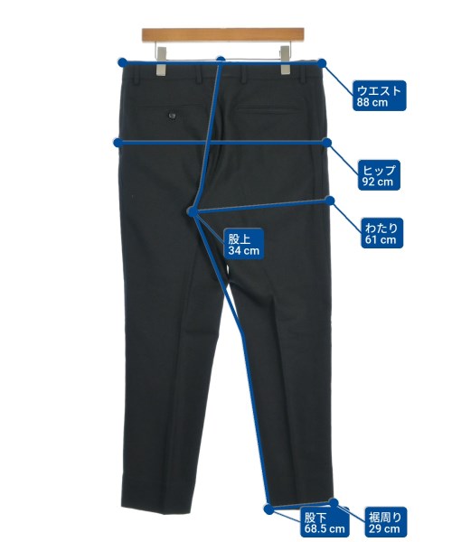 UNITED ARROWS&SONS（ユナイテッドアローズアンドサンズ）スラックス 黒 サイズ:XL メンズ/2200659400123