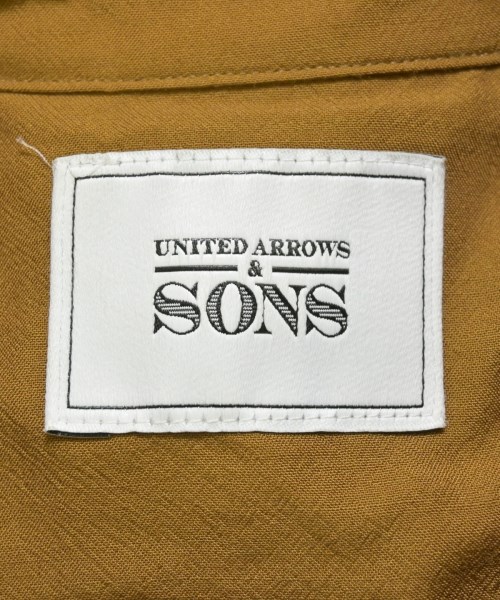 UNITED ARROWS&SONS（ユナイテッドアローズアンドサンズ）カジュアルシャツ ベージュ サイズ:M メンズ/2200703129789