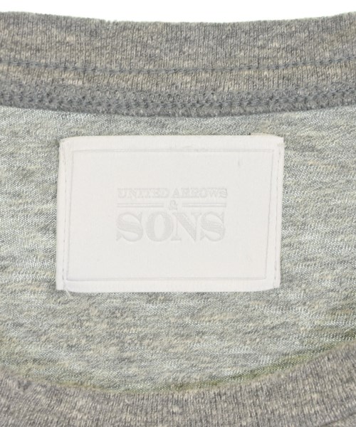 UNITED ARROWS&SONS（ユナイテッドアローズアンドサンズ）Tシャツ・カットソー グレー サイズ:S メンズ/2200713001150