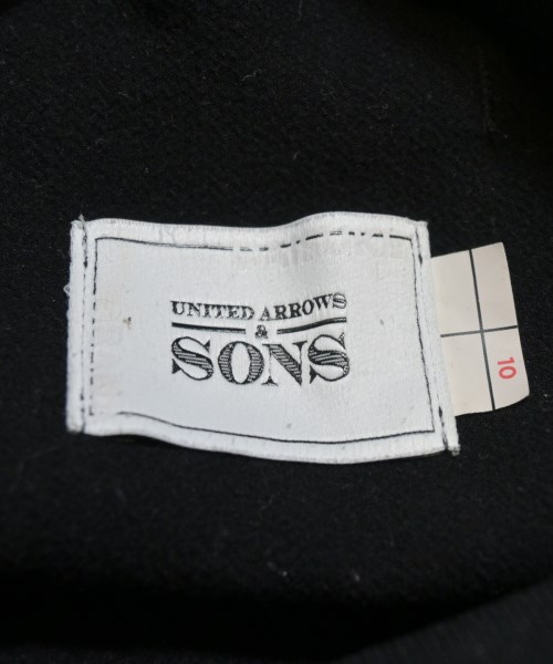 UNITED ARROWS&SONS（ユナイテッドアローズアンドサンズ）スウェット 黒 サイズ:M メンズ/2200713234039