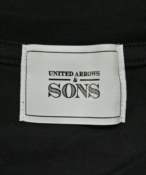 UNITED ARROWS&SONS（ユナイテッドアローズアンドサンズ）Tシャツ・カットソー 黒 サイズ:L メンズ/2200714001012