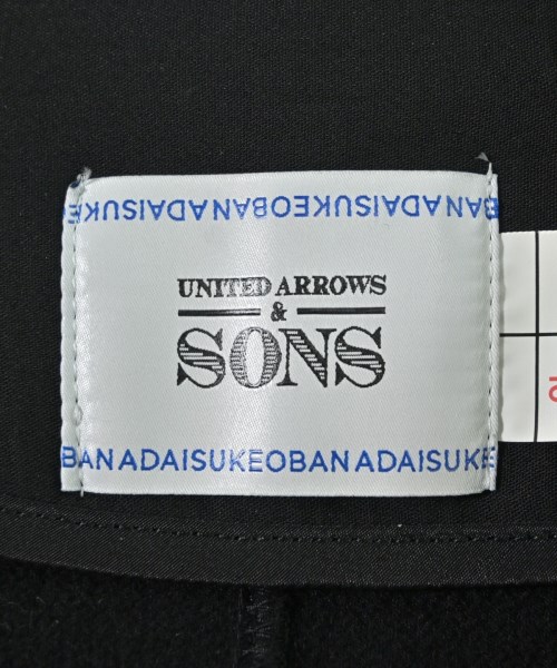 UNITED ARROWS&SONS（ユナイテッドアローズアンドサンズ）カジュアルジャケット 黒 サイズ:S メンズ/2200709727026