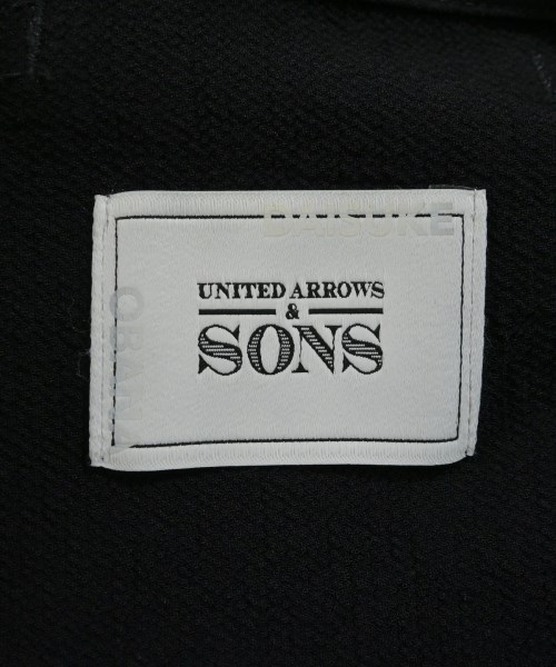 UNITED ARROWS&SONS（ユナイテッドアローズアンドサンズ）カジュアルジャケット 黒 サイズ:L メンズ/2200642210098