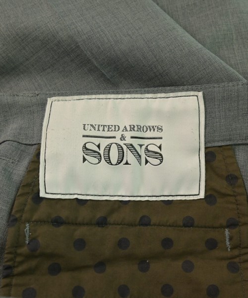 UNITED ARROWS&SONS（ユナイテッドアローズアンドサンズ）スラックス グレー サイズ:-(XL位) メンズ/2200646891095