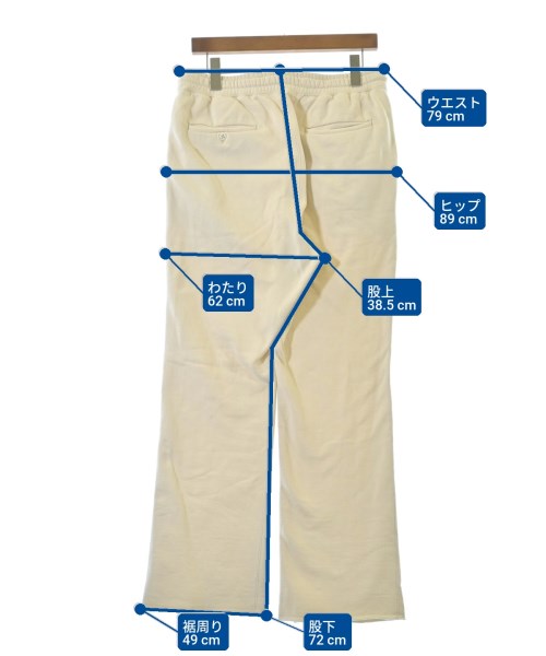 UNITED ARROWS&SONS（ユナイテッドアローズアンドサンズ）スウェットパンツ 白 サイズ:M メンズ/2200647344262