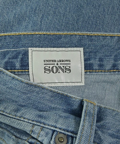UNITED ARROWS&SONS（ユナイテッドアローズアンドサンズ）デニムパンツ 青 サイズ:L メンズ/2200651301190