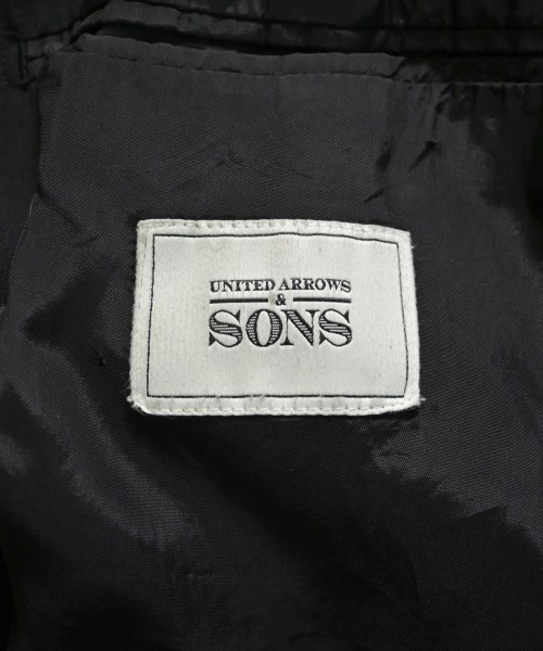 UNITED ARROWS&SONS（ユナイテッドアローズアンドサンズ）テーラードジャケット 黒 サイズ:L メンズ/2200651373029