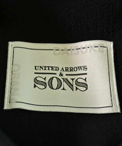 UNITED ARROWS&SONS（ユナイテッドアローズアンドサンズ）ポロシャツ 黒 サイズ:L メンズ/2200652875065