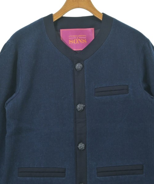 UNITED ARROWS&SONS（ユナイテッドアローズアンドサンズ）カジュアルジャケット 紺 サイズ:L メンズ/2200653253015