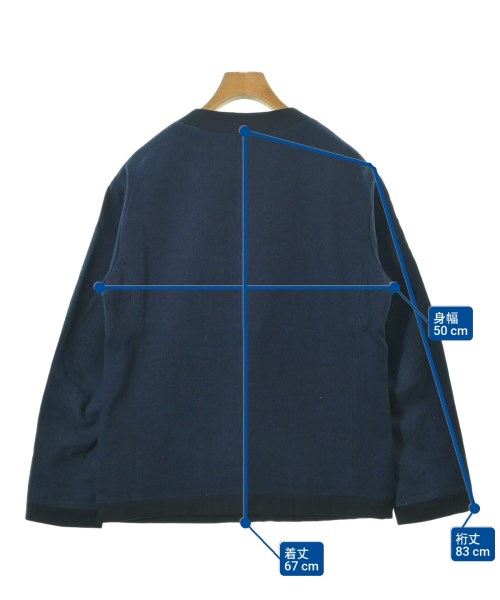 UNITED ARROWS&SONS（ユナイテッドアローズアンドサンズ）カジュアルジャケット 紺 サイズ:L メンズ/2200653253015