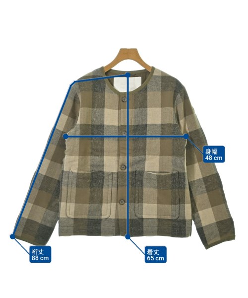 UNITED ARROWS&SONS（ユナイテッドアローズアンドサンズ）カジュアルジャケット カーキ サイズ:L メンズ/2200653253022