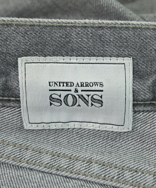 UNITED ARROWS&SONS（ユナイテッドアローズアンドサンズ）デニムパンツ グレー サイズ:L メンズ/2200654117040