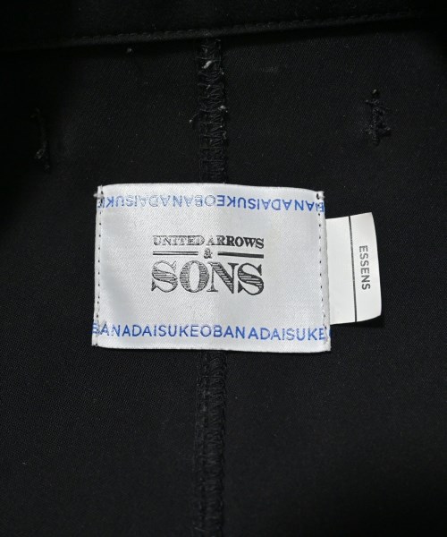 UNITED ARROWS&SONS（ユナイテッドアローズアンドサンズ）カジュアルジャケット 黒 サイズ:M メンズ/2200654226032