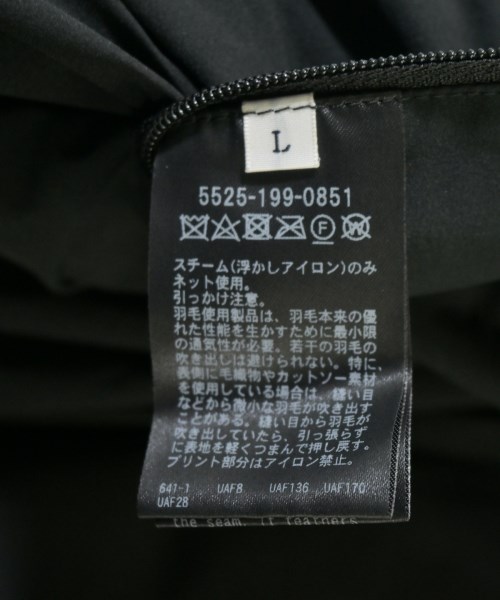 UNITED ARROWS&SONS（ユナイテッドアローズアンドサンズ）ダウンコート 黒 サイズ:L メンズ/2200690538120