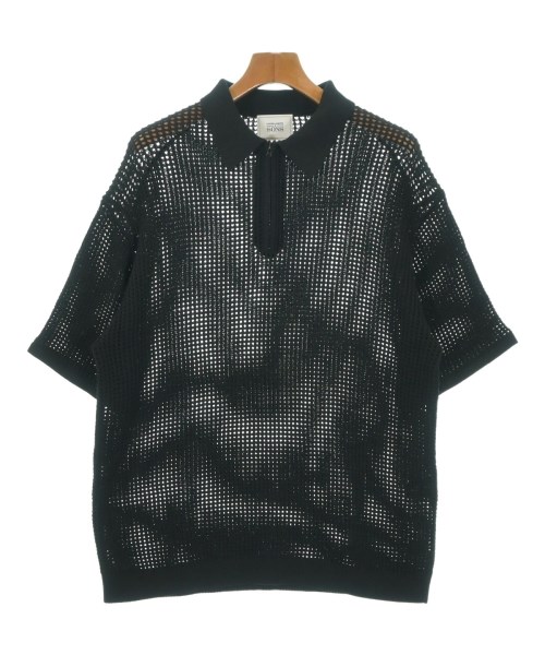 UNITED ARROWS&SONS(ユナイテッドアローズアンドサンズ)ポロシャツ 黒 サイズ:L/2200665758041