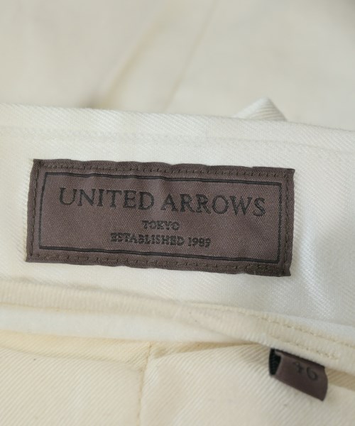 UNITED ARROWS&SONS（ユナイテッドアローズアンドサンズ）スラックス 白 サイズ:46(M位) メンズ/2200666551245