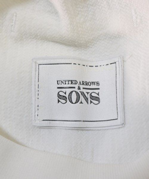 UNITED ARROWS&SONS（ユナイテッドアローズアンドサンズ）Tシャツ・カットソー 白 サイズ:L メンズ/2200653435398