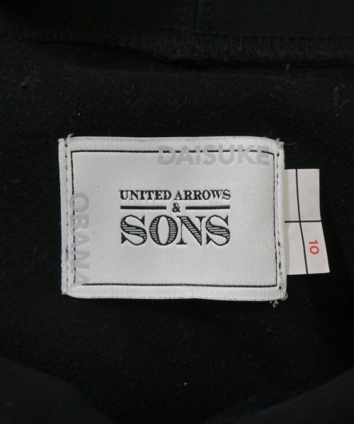 UNITED ARROWS&SONS（ユナイテッドアローズアンドサンズ）パーカー 黒 サイズ:L メンズ/2200653435435