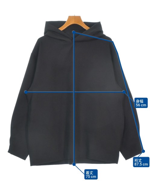 UNITED ARROWS&SONS（ユナイテッドアローズアンドサンズ）パーカー 黒 サイズ:L メンズ/2200653435435