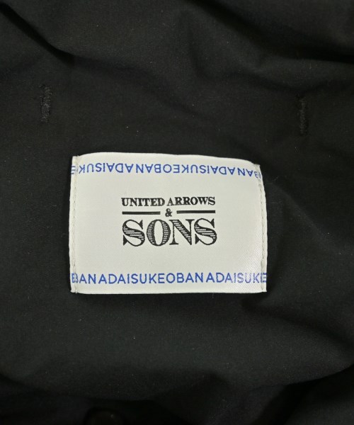UNITED ARROWS&SONS（ユナイテッドアローズアンドサンズ）ダウンジャケット/ダウンベスト 黒 サイズ:M メンズ/2200664390044