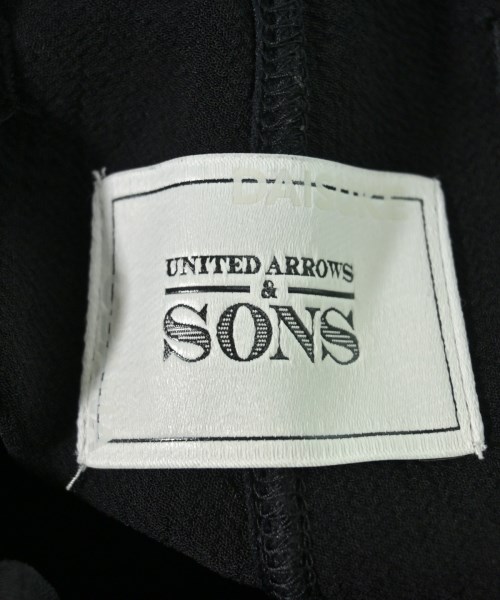 UNITED ARROWS&SONS（ユナイテッドアローズアンドサンズ）スラックス 黒 サイズ:M メンズ/2200667387300