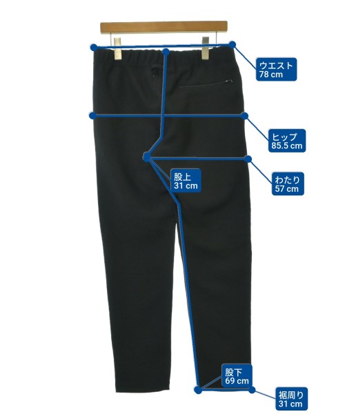 UNITED ARROWS&SONS（ユナイテッドアローズアンドサンズ）スラックス 黒 サイズ:M メンズ/2200667387300