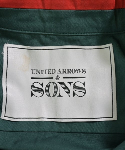 UNITED ARROWS&SONS（ユナイテッドアローズアンドサンズ）カジュアルシャツ 緑 サイズ:-(M位) メンズ/2200726134029