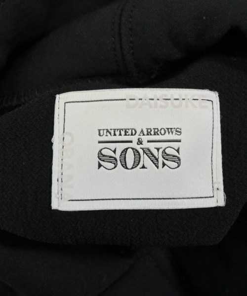 UNITED ARROWS&SONS（ユナイテッドアローズアンドサンズ）パーカー 黒 サイズ:M メンズ/2200678988183