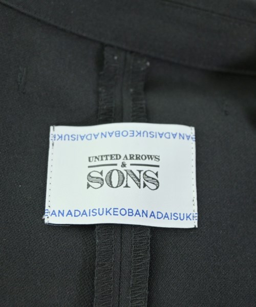 UNITED ARROWS&SONS（ユナイテッドアローズアンドサンズ）テーラードジャケット 黒 サイズ:M メンズ/2200687882014