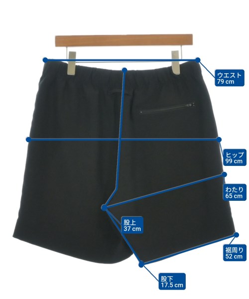 UNITED ARROWS&SONS（ユナイテッドアローズアンドサンズ）ショートパンツ 黒 サイズ:L メンズ/2200689095047