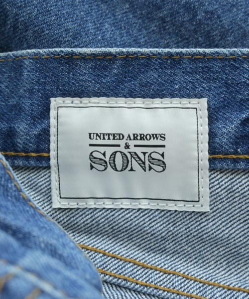 UNITED ARROWS&SONS（ユナイテッドアローズアンドサンズ）デニムパンツ 青 サイズ:S メンズ/2200690307269