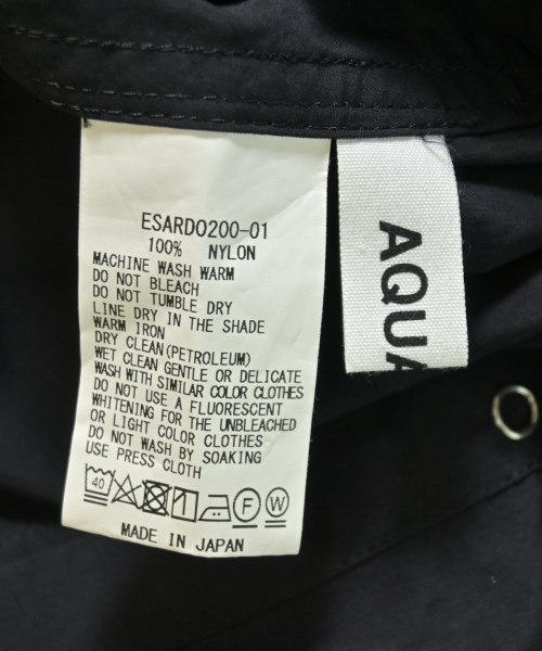 AQUA FITS（アクアフィッツ）シャツワンピース 黒 サイズ:F レディース/2200718516062