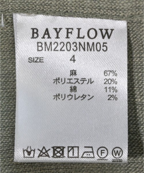 BAYFLOW（ベイフロー）カジュアルシャツ カーキ サイズ:4(L位) メンズ/2200554540030