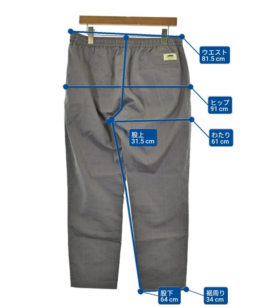 BAYFLOW（ベイフロー）クロップドパンツ グレー サイズ:4(L位) メンズ/2200635940094