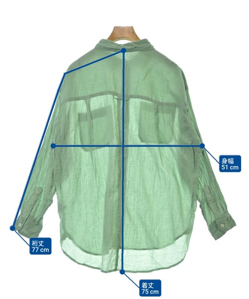 BAYFLOW（ベイフロー）カジュアルシャツ 緑 サイズ:F レディース/2200627343018